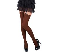 Romartex Bas Pour Porte Jarretelle en Microfibre 40 DEN, XL, marron