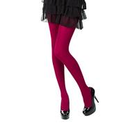 Romartex Collants colorés opaques 40 deniers pour femme, L, rouge foncé