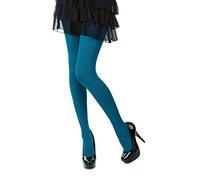 Romartex Collants colorés opaques 40 deniers pour femme, M, bleu mer