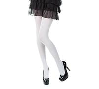 Romartex Collants opaques colorés 40 deniers pour femme, M, blanc