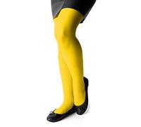 Romartex Collants opaques en microfibre 70 deniers pour fille, 5-6 ans, jaune