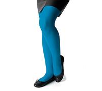 Romartex Collants opaques en microfibre 70 deniers pour fille - Bleu - 3-4 ans