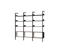 Rombe IF3 &IF6 & IF6 Étagère Configuration K Noyer laqué/Anthracite