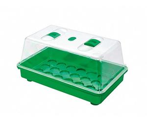 ROMBERG - 74338K - Mini-serre Marco rigide 38x24x19 cm, avec aérateurs