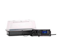Romberg Climatic M LED Serre avec Ventilation Éclairage LED Tapis Chauffant et Thermostat Anthracite 38 x 24 x 19 cm