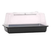 Romberg Indoor Greenhouse Lumio M LED (serre d'intérieur) avec éclairage LED intégré, cadre en plastique, fermeture enroulable, transparent, 38 x 24 x 19 cm