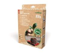 Romberg Lot de 100 comprimés de coco pour la culture des plantes - Diamètre : 36 mm - Substrat de culture avec fertilisation facile au démarrage - Parfait pour les herbes, les fleurs et les légumes