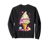 Romcoms and Ice Cream Funny Movie Night Citation Sweatshirt