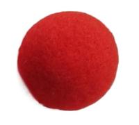 ROMDANTY 10 Boutons Champignons Couvert en Tissu pour Chemise Costume Robe Projets de Couture Accessoires Bricolage Manteau Cachemire Rouge Noir (11mm, Orange)