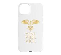 Rome Antique - Citation Latine de Jules César - Veni Vidi Vici Coque pour iPhone 15 Plus
