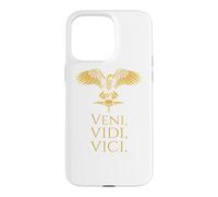 Rome Antique - Citation Latine de Jules César - Veni Vidi Vici Coque pour iPhone 15 Pro Max