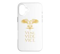 Rome Antique - Citation Latine de Jules César - Veni Vidi Vici Coque pour iPhone 16 Plus