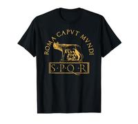 Rome Caput Mundi Rome Antique Empire Romain T-Shirt Graphique avec Valeur