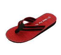 Rome Chaussures pour homme Mode Homme Été Plage Chaussures Respirantes Sandales Hommes Pantoufles Tongs Chaussures Plates Tongs Hommes Tongs 45, rouge, 43 EU