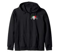 Rome Colisée Battement de Cœur Roma Skyline Rome Italie Sweat à Capuche