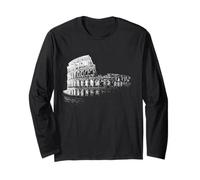 Rome Colisée Italie Italie Amphithéâtre Romain J'aime Rome Manche Longue