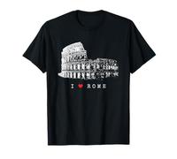 Rome Colosseum Vintage Skyline Italie Fan Love Roma Colisée T-Shirt