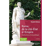 Rome de la cité-État à l'Empire institutions et vie politique