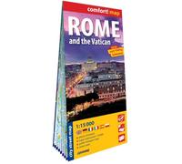 Rome et le Vatican 1/15.000 (carte grand format laminée - plan de ville). Rome and the Vatican