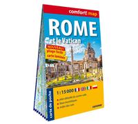 Rome et le Vatican 1/15.000 (carte poche format laminée - plan de ville) Echelle 1:15000 - Collectif - Expressmap - broché - Atlas / carte
