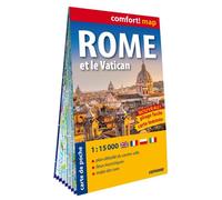 Rome et le Vatican 1/15.000 (carte poche format laminée - plan de ville) Echelle 1:15000 - Collectif - Expressmap - broché - Atlas / carte