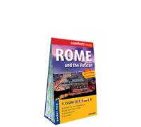Rome et le Vatican plan de ville plastifié de poche 1:15 000