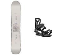 Rome - Fixations de snowboard all mountain - Pack Stale Crewzer 2025 - Gris Gris S,M,L,XL