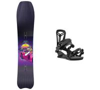Rome - Fixations de snowboard - Pack Service Dog 2025 en Nylon - Violet Violet S,M,L,XL
