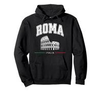 Rome Italie Colisée Romain Roma Italia Souvenir Vintage Sweat à Capuche
