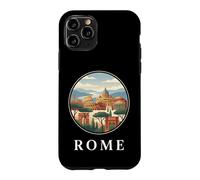 Rome Italie Colisée Vatican Retro Travel Graphic Coque pour iPhone 11 Pro