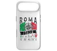 Rome Italie Drapeau Italie coordonnées GPS de Roma Italien Coque pour iPhone Air
