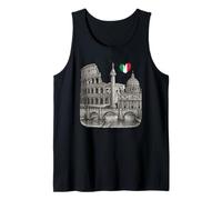 Rome Italie Monuments Art Colisée Romain Souvenir de Voyage Débardeur