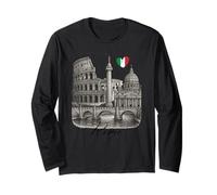 Rome Italie Monuments Art Colisée Romain Souvenir de Voyage Manche Longue