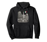 Rome Italie Monuments Art Colisée Romain Souvenir de Voyage Sweat à Capuche