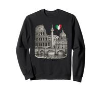 Rome Italie Monuments Art Colisée Romain Souvenir de Voyage Sweatshirt