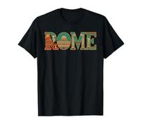 Rome Italie Souvenir de voyage Colisée Monuments historiques T-Shirt