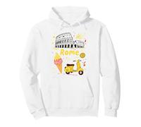 Rome Italy Colisée Gelato Scooter Art Kids Sweat à Capuche