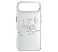 Rome Italy Metro Train Suburban Railway - Carte de l'itinéraire Souvenir Coque pour iPhone Air