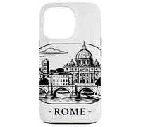Rome - la Ville éternelle Motif Silhouette Coque pour iPhone 13 Pro