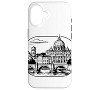 Rome - la Ville éternelle Motif Silhouette Coque pour iPhone 16