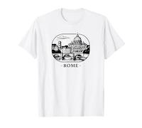 Rome - la Ville éternelle Motif Silhouette T-Shirt