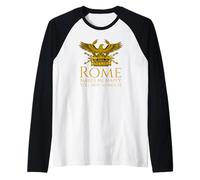 Rome me Rend Heureux - SPQR Legionary Eagle - Histoire Romaine Manche Raglan