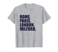Rome Paris Londres Milford - Voyage dans Les Villes Amusantes T-Shirt
