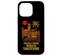 Rome Piazza di Santa Maria in Trastevere Quartiers Romains Coque pour iPhone 14 Pro Max