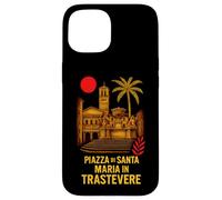 Rome Piazza di Santa Maria in Trastevere Quartiers Romains Coque pour iPhone 15