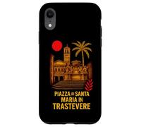Rome Piazza di Santa Maria in Trastevere Quartiers Romains Coque pour iPhone XR
