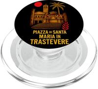 Rome Piazza di Santa Maria in Trastevere Quartiers Romains PopSockets PopGrip pour MagSafe