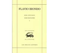 Rome restaurée / Roma instaurata. Tome I, Livre I