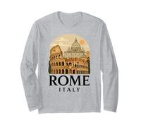 Rome Roma Italie Colisée rétro Italien Architecture Voyage Manche Longue