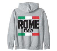 Rome Ville Italie Drapeau Hiver Été Voyage Souvenir Sweat à Capuche